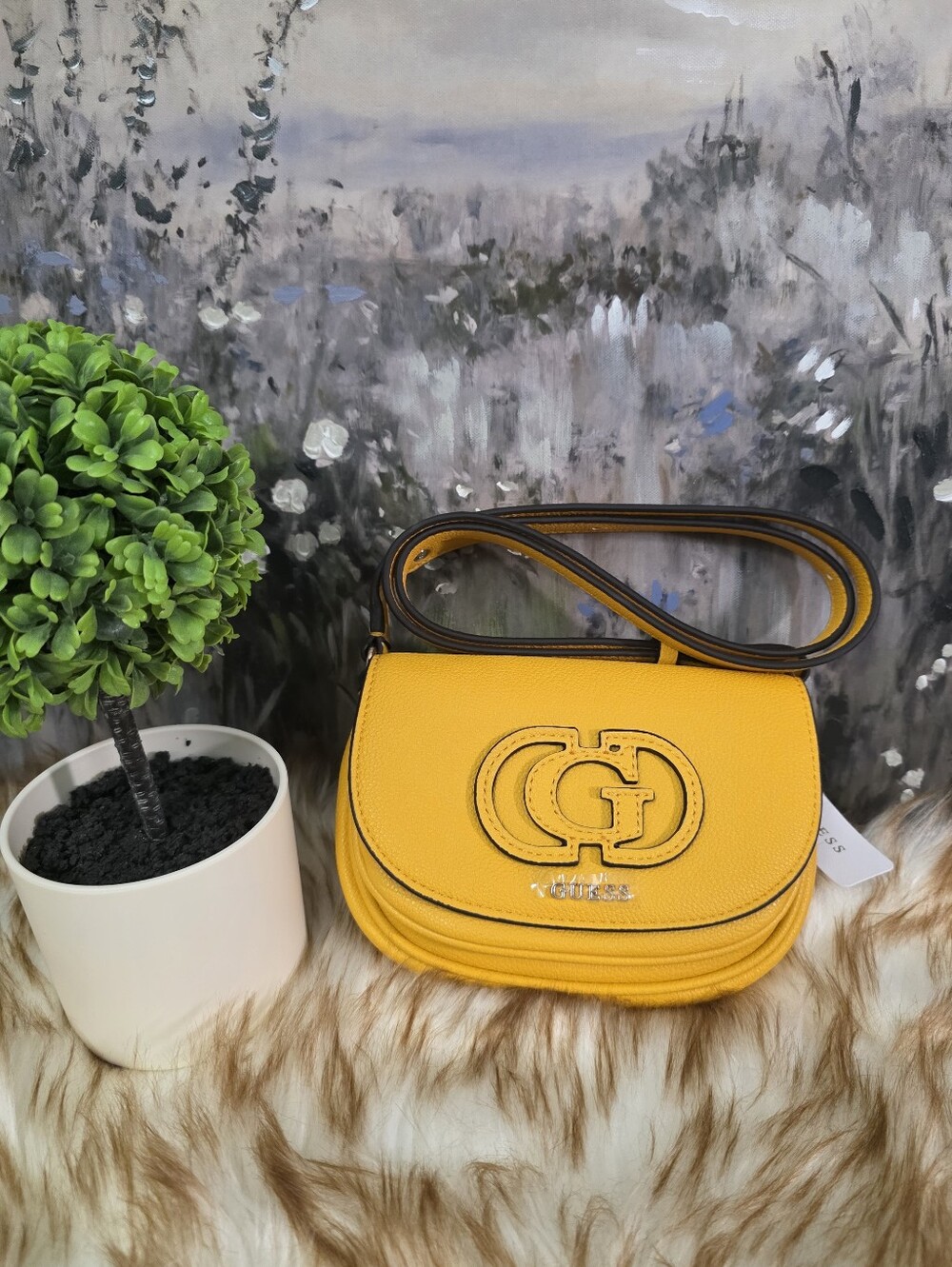 NWT Guess Marigold Celebra mini crossbody bag